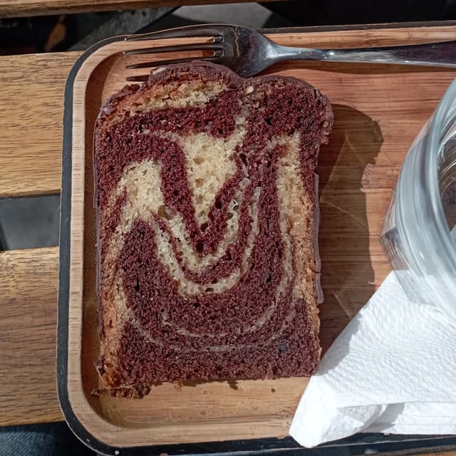 Photo of the dish “Cake marbré végétal”