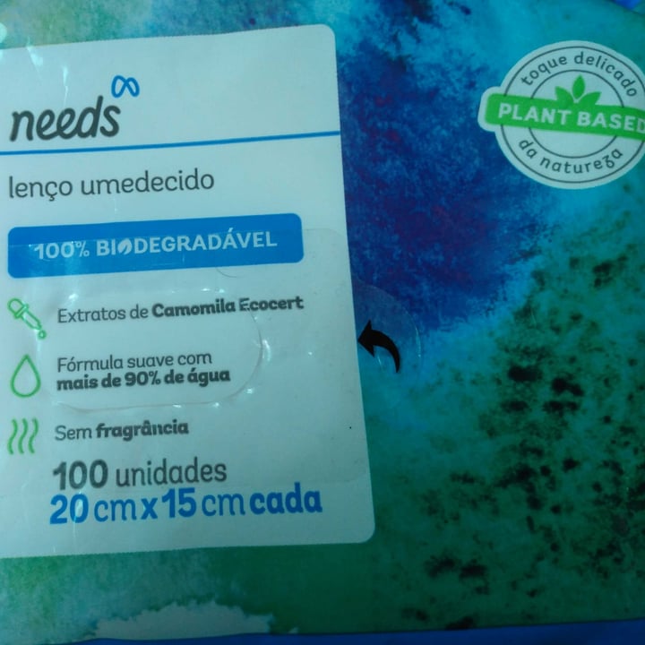 photo of Needs Lenço Umedecido shared by @fabiperon on  10 Jan 2023 - review