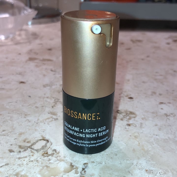 photo of Biossance Squalane + Lactic Acid Resurfacing Night Serum shared by @prialvess on  30 May 2023 - review