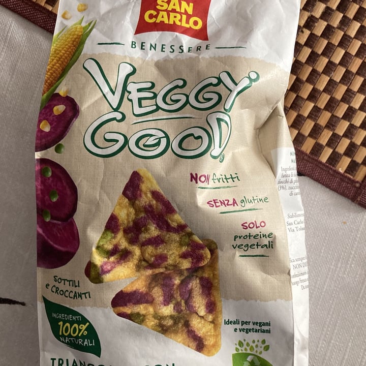 photo of San Carlo veggy good triangolini con mais e patata viola shared by @ilaveggyy on  20 Jun 2023 - review