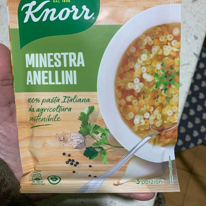 photo of Knorr Minestra Anellini shared by @coloratantonella on  07 Jan 2023 - review