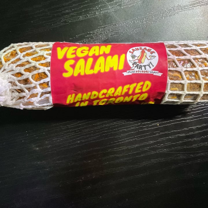 photo of Sausage Party Toronto Vegan Salami shared by @schmoozequeen on  12 Jan 2023 - review