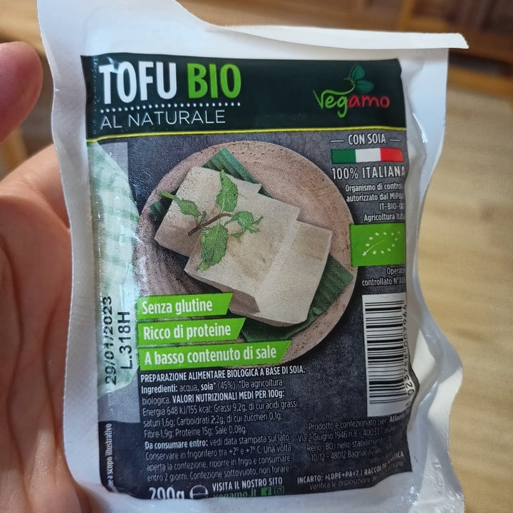photo of Vegamo Tofu bio al naturale shared by @marinasacco on  03 Jan 2023 - review