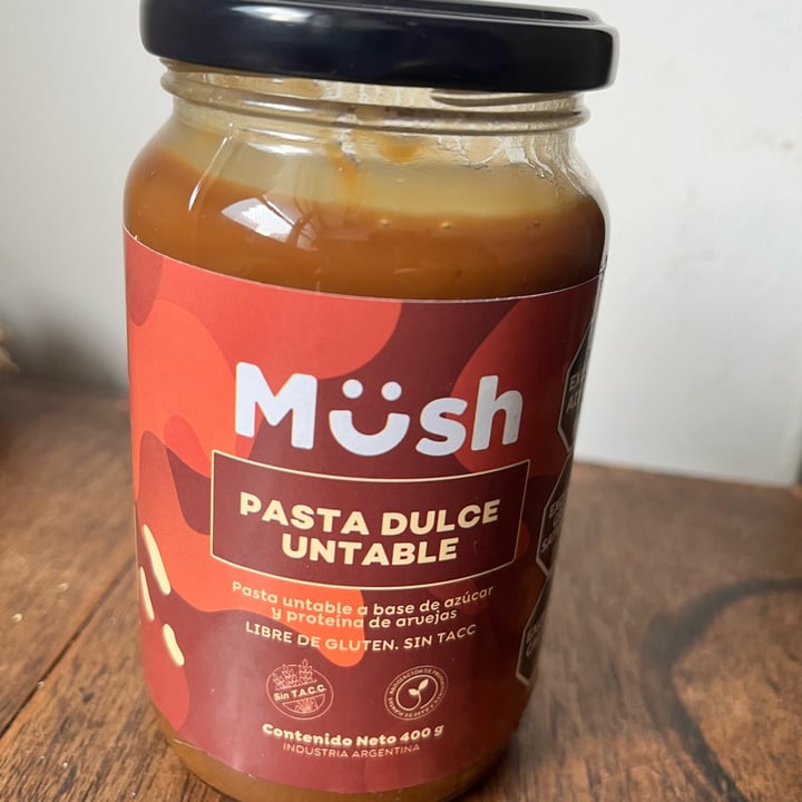 photo of Müsh Dulce de leche vegetal shared by @pepaveg84 on  16 Jun 2023 - review