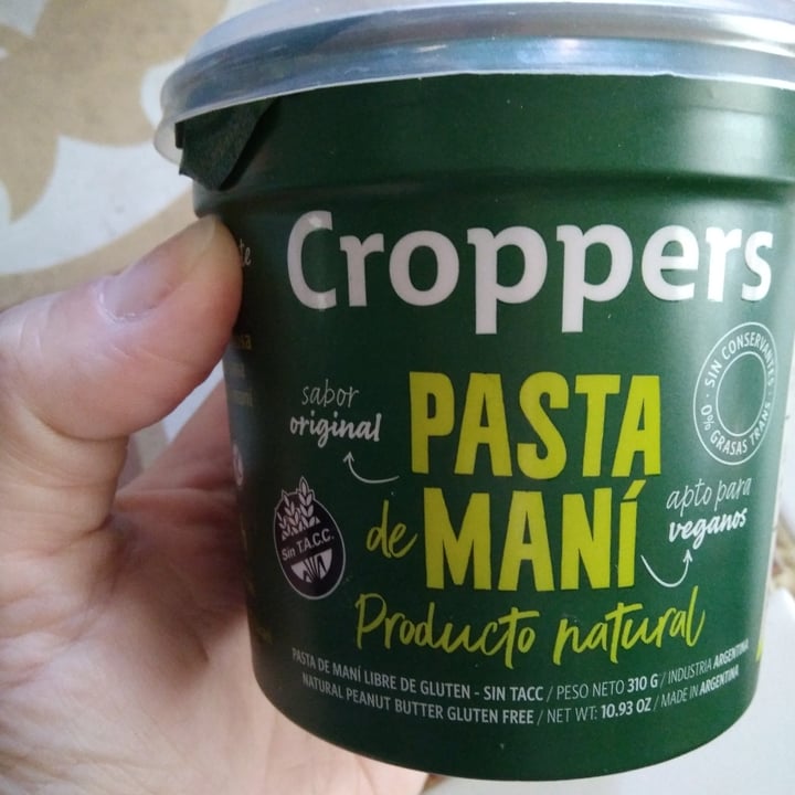 photo of Croppers pasta de mani shared by @mariearb on  10 Jan 2023 - review