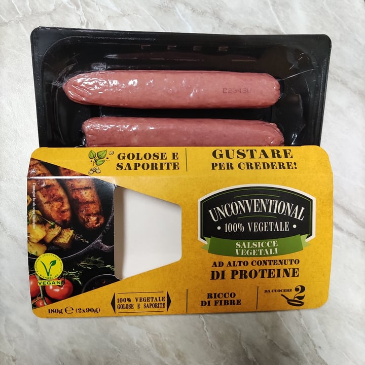 photo of Unconventional Salsicce Vegetali - Sausages shared by @obywan on  12 Jan 2023 - review