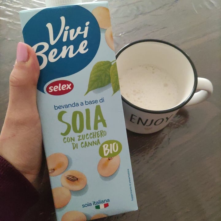 photo of Vivi bene selex bevanda di soia con zucchero di canna (bio) shared by @jessiveneziani on  29 May 2023 - review