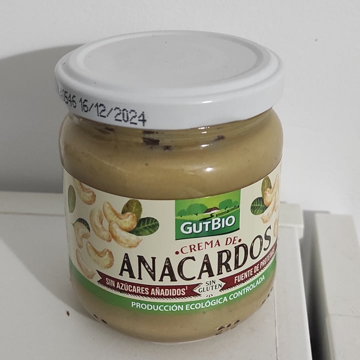 photo of GutBio Crema de anacardos shared by @mmarr on  15 Feb 2023 - review