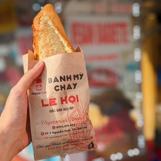Lê Hội Bánh MÌ Chay (Le Hoi Vegan Banh Mi) 3 Nguyễn Huệ, Cẩm Châu, Hội An,  Quảng Nam, Vietnam Vegan Banh Mi Review | abillion