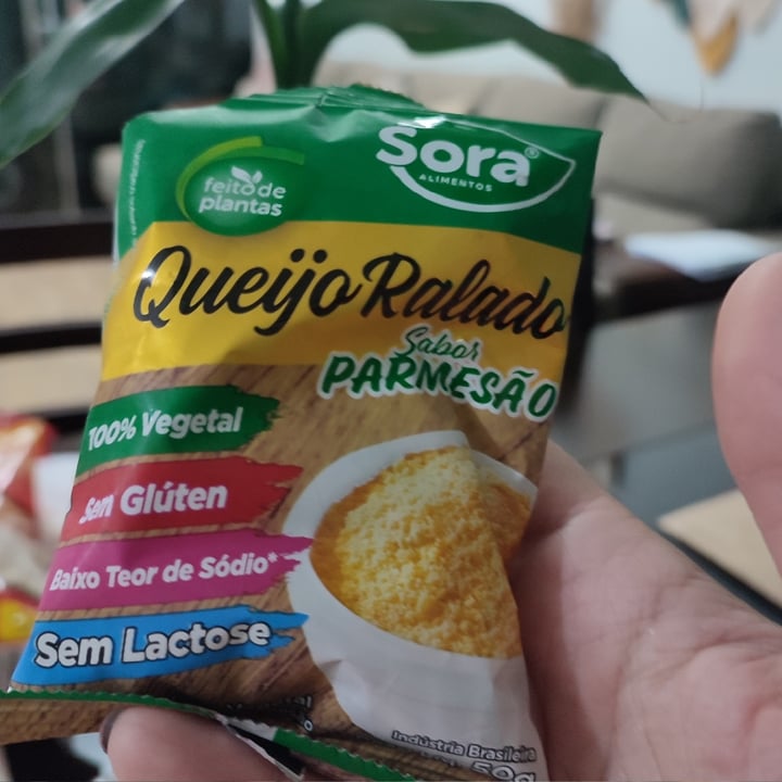 photo of Sora Queijo ralado - sabor parmesão shared by @vanessaluchetti on  19 Feb 2023 - review
