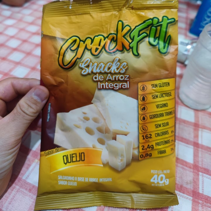 photo of crockfit Snacks de Arroz Integral Sabor Queijo shared by @samuelbmonteiro on  12 Feb 2023 - review
