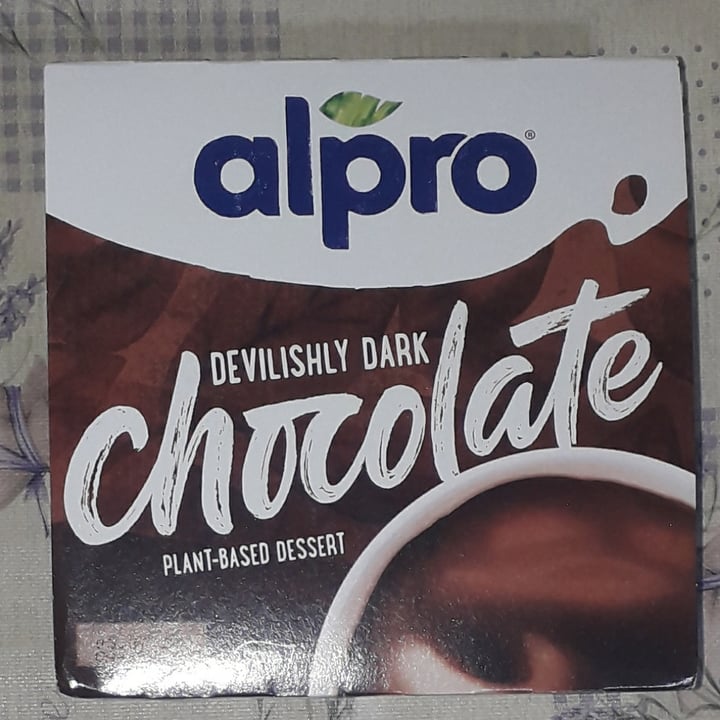 photo of Alpro Devilishly dark chocolate plant based dessert shared by @nina-veg on  18 Feb 2023 - review