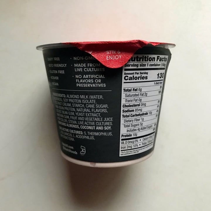 photo of Kite Hill Protein yogurt-strawberry shared by @kyu on  18 Jan 2023 - review