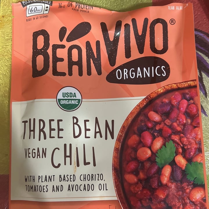 photo of Bean vivo Three Bean Vegan Chili shared by @lucyhoinkis on  21 Apr 2023 - review