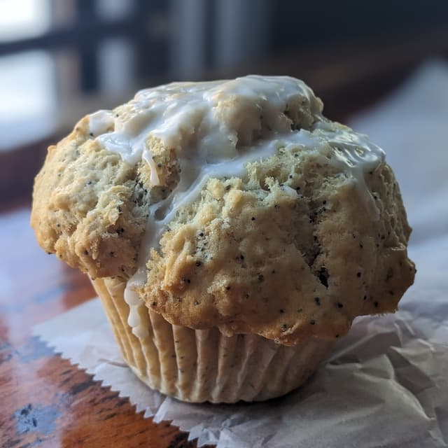 Photo of the dish “Vegan Lemon Poppyseed Muffin”