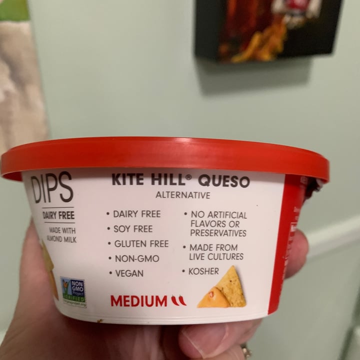 photo of Kite Hill Queso Medium shared by @onehungryvegan on  14 Mar 2023 - review