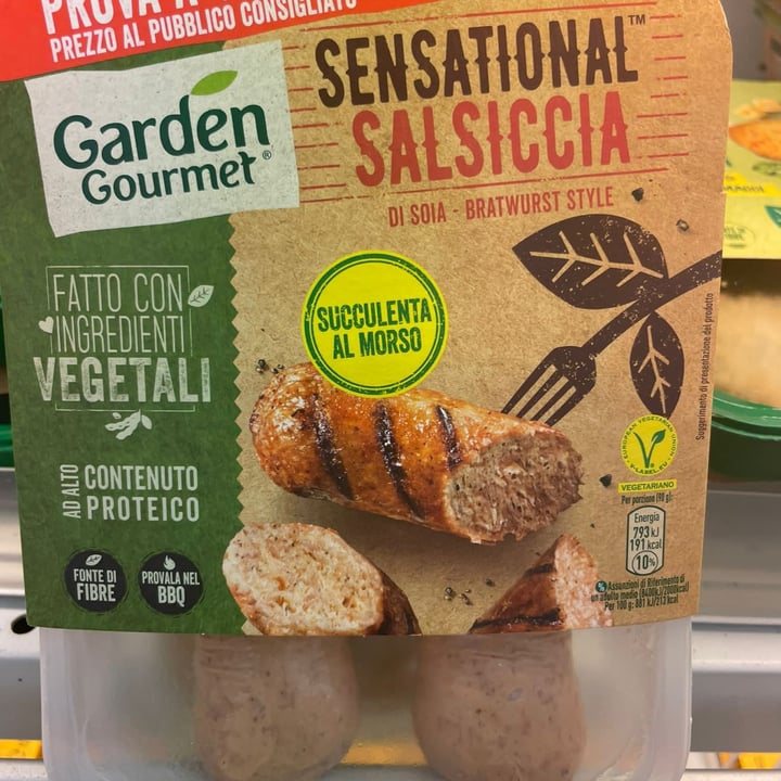 photo of Garden Gourmet Sensational Salsiccia shared by @andriveg on  20 Dec 2022 - review