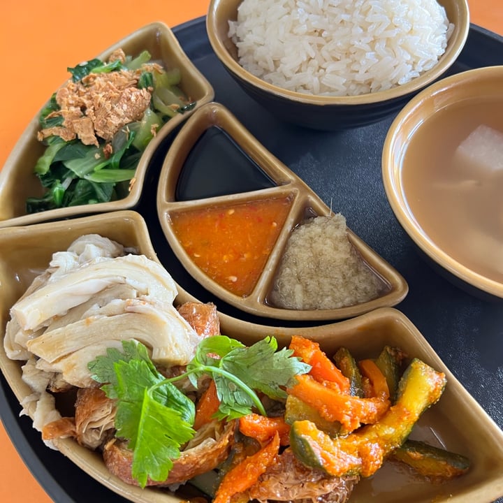 photo of 33 Vegetarian Food Set A Vegetarian Chicken Rice shared by @joonas on  13 Apr 2023 - review