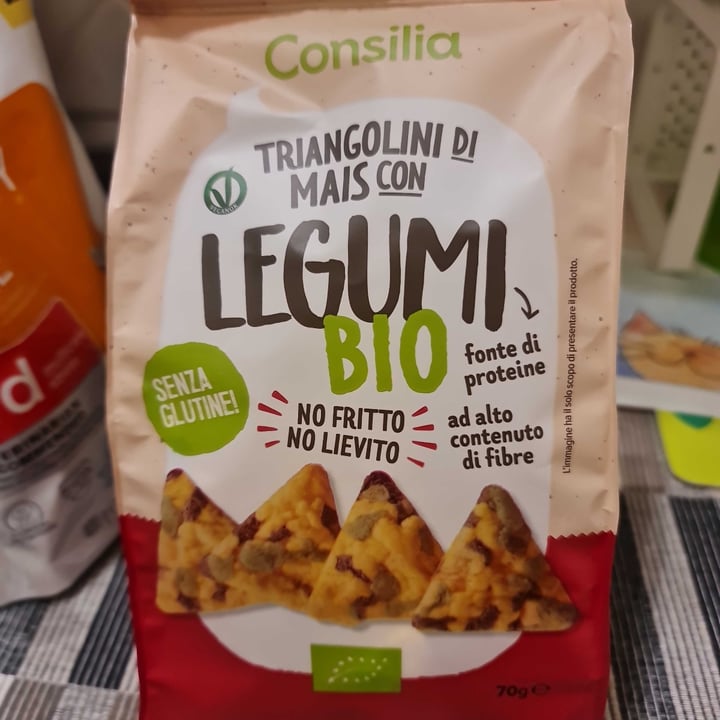 photo of Consilia bio triangolini di mais con legumi shared by @ivanascuncio on  12 Jan 2023 - review
