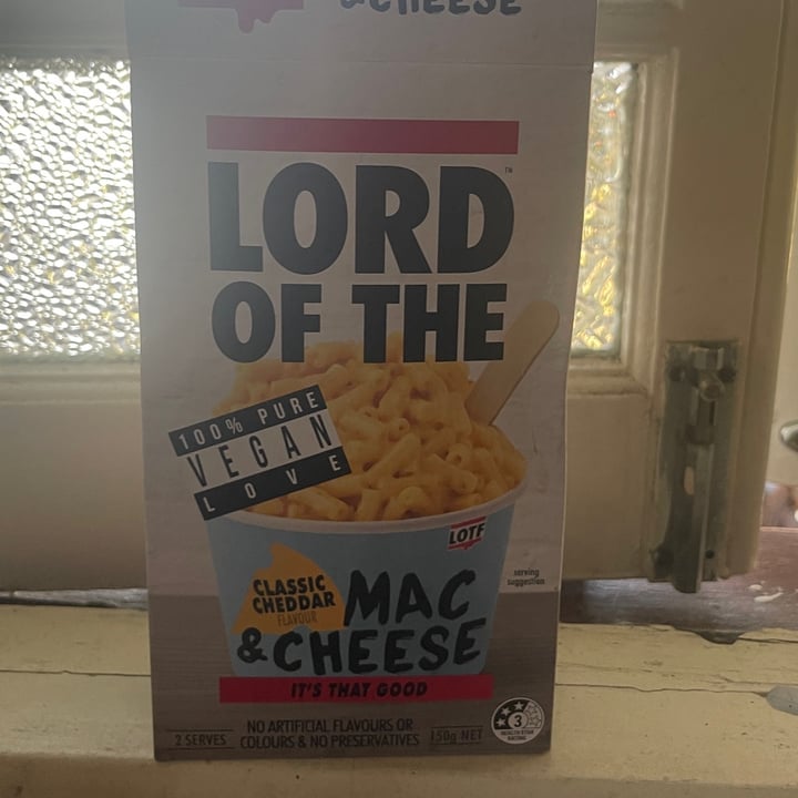 photo of Lord of the Fries Mac & Cheese (Classic Cheddar) shared by @jumpsuitjones on  05 Aug 2023 - review