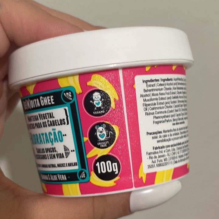 photo of Lola Cosmetics Be(m)dita Ghee Hidratação shared by @feferreiras on  19 May 2023 - review