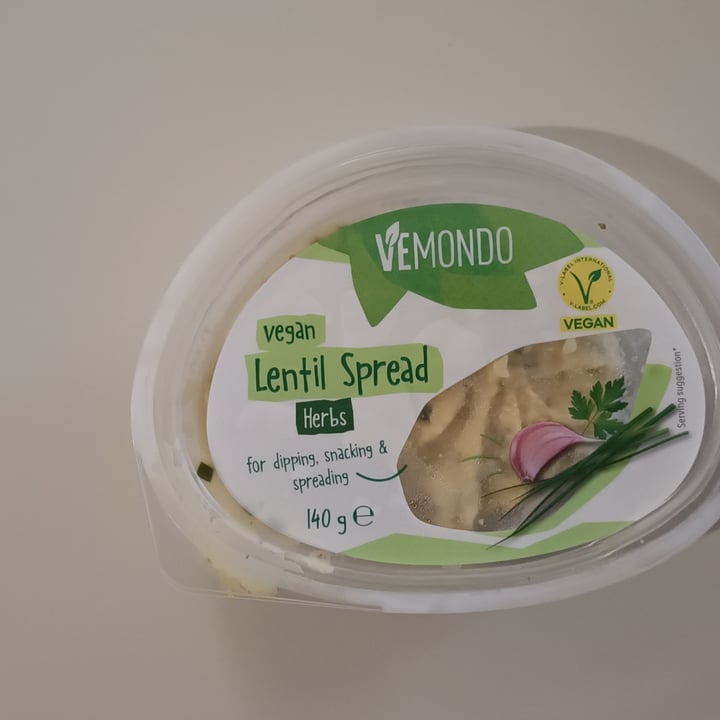 photo of Vemondo lentil spread shared by @robertap84 on  04 Aug 2023 - review