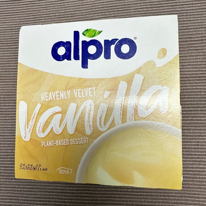 photo of Alpro Heavenly Velvet Vanilla Dessert shared by @vanille on  01 Mar 2023 - review