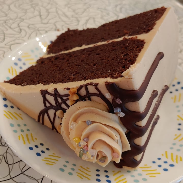 photo of Spiral Diner & Bakery Chocolate cake with Peanut butter frosting shared by @tailsfromafield on  29 Mar 2023 - review