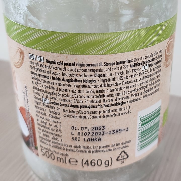 photo of VitaD'or Bio organic coconut oil shared by @monica86 on  06 Mar 2023 - review