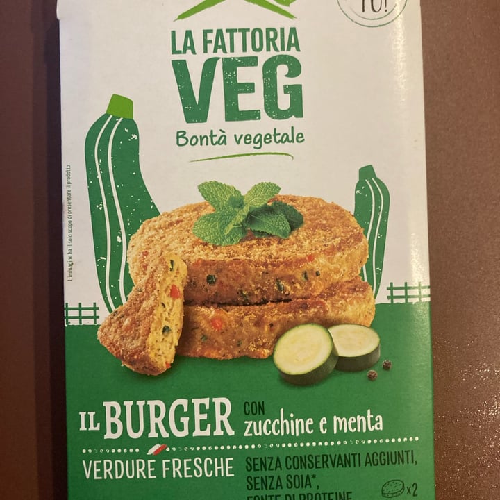 photo of la fattoria veg burger zucchine e menta shared by @tiure on  04 Jun 2023 - review