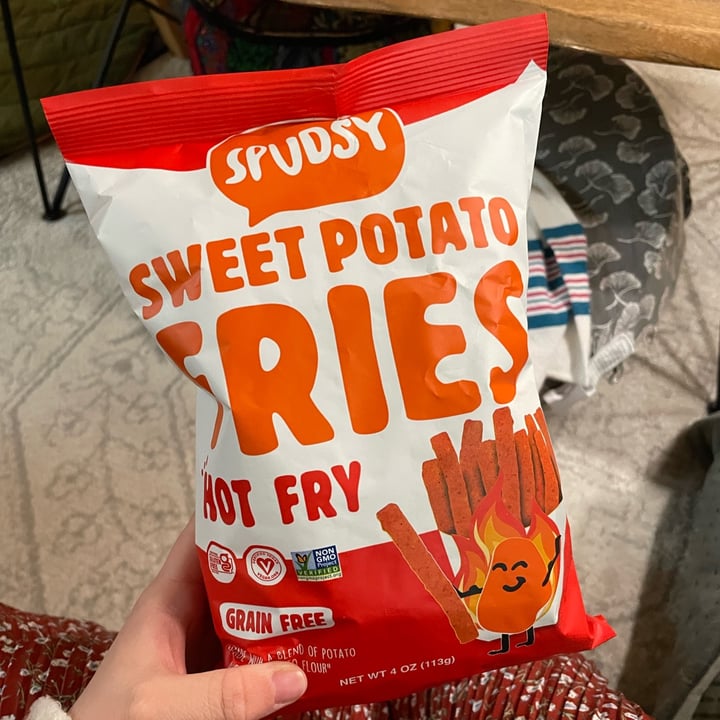 photo of Spudsy Foods Sweet Potato Fries Hot Fry shared by @lisseatsplants on  13 Mar 2023 - review