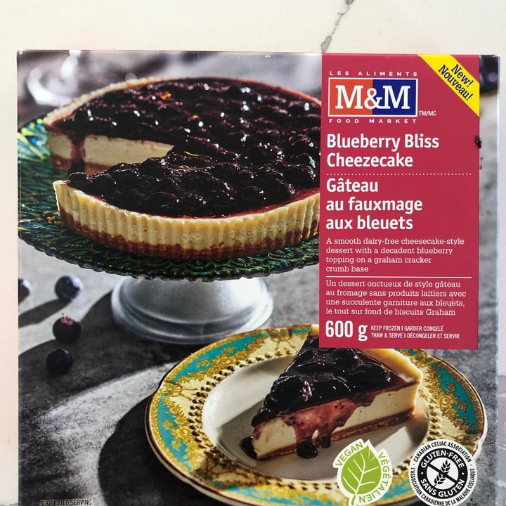 photo of m&m food market Blueberry Bliss Cheesecake shared by @derryns on  11 Feb 2023 - review