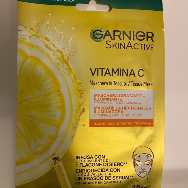 photo of Garnier maschera tessuto vitamin c shared by @ludotomasi on  24 Feb 2023 - review