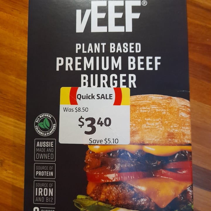 photo of Veef Plant Based Burger Patties shared by @magdalenka on  22 Jan 2023 - review