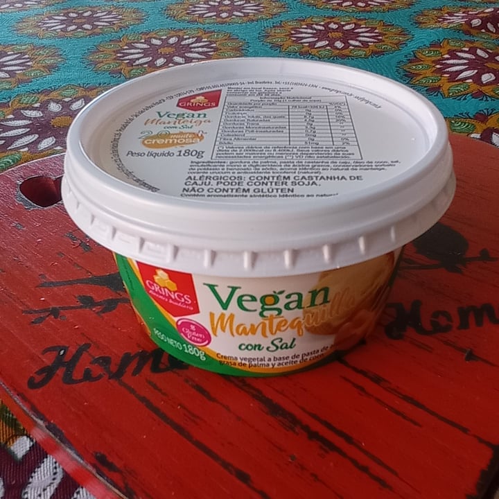 photo of Grings Manteiga Vegana shared by @andreakavuka on  03 Aug 2023 - review