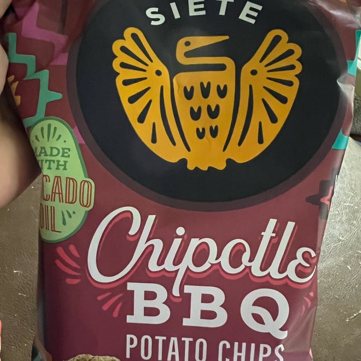 photo of Siete Family Foods Chipotle BBQ Kettle Cooked Potato Chips shared by @allycat38 on  19 Jul 2023 - review
