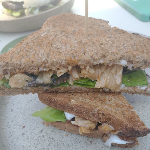 Photo of the dish “Pulled Teriyaki Jackfruit Toastie”