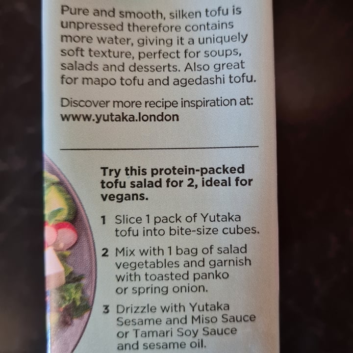 photo of Yutaka Silken tofu shared by @veronicagroen on  03 Jul 2023 - review