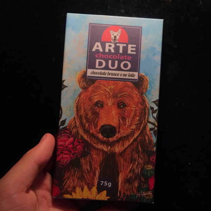 photo of Arte Chocolate Chocolate Duo Branco e ao Leite shared by @osmargof on  18 Feb 2023 - review