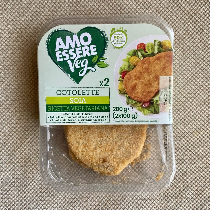 photo of Amo Essere Veg Cotolette soia shared by @tsarinaveg on  30 Mar 2023 - review