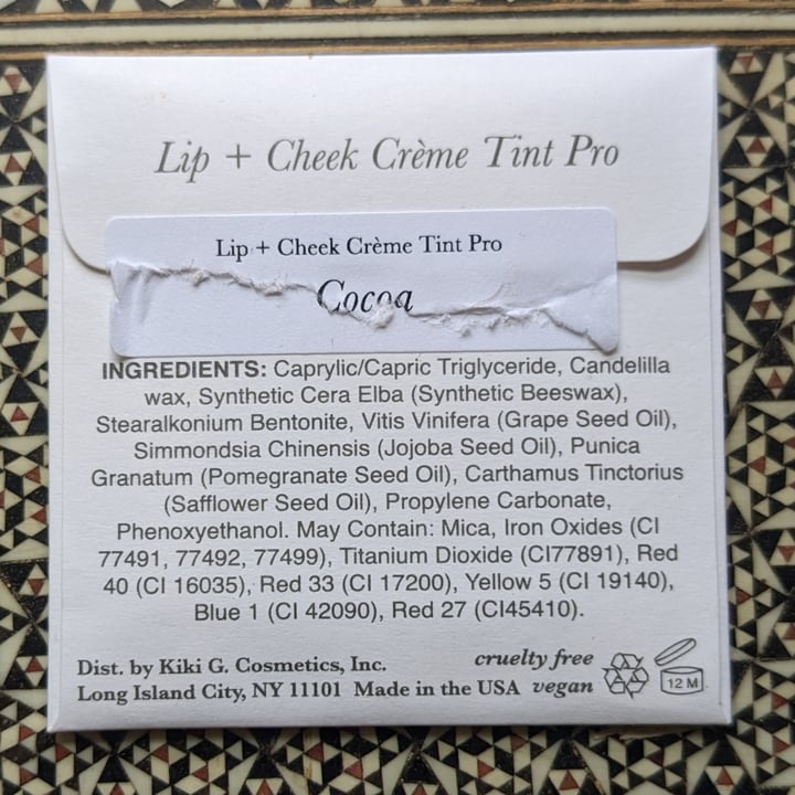 photo of Salt NY lip and cheek creme tint pro shared by @theveganfeast on  19 Jul 2023 - review