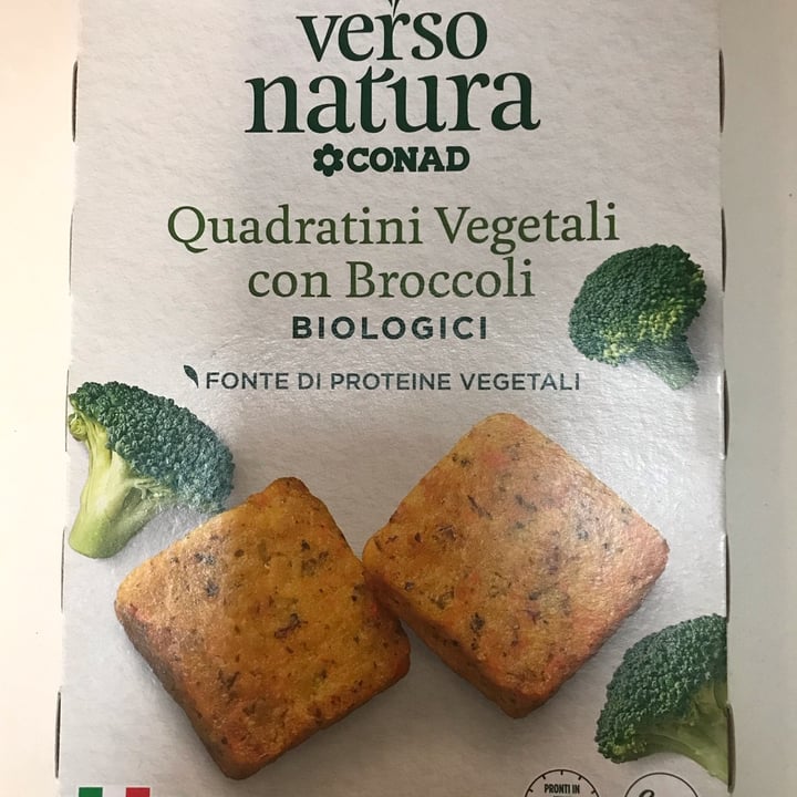 photo of Verso Natura Conad Veg Quadratini vegetali con broccoli biologici shared by @anna4 on  30 Dec 2022 - review