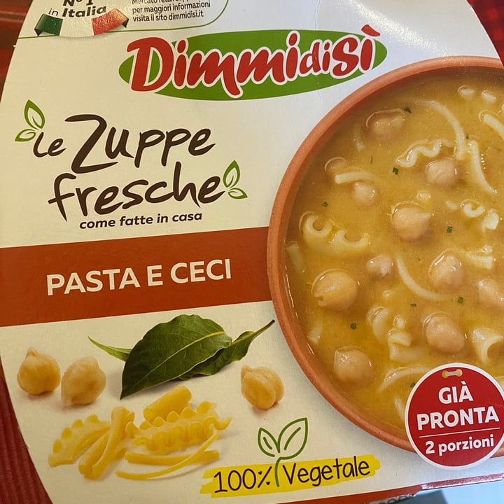 photo of Dimmidisi Le zuppe fresche - pasta e ceci shared by @mariannasalis on  10 Jan 2023 - review