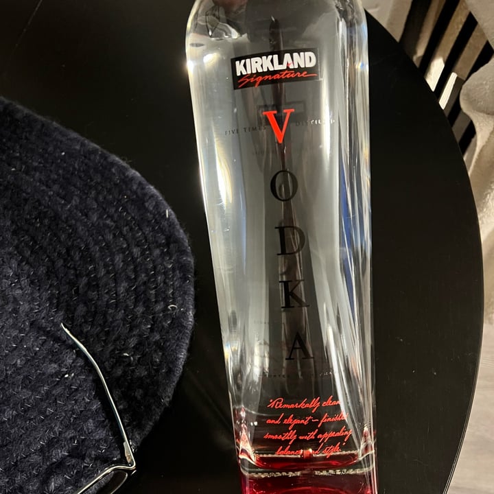 photo of Kirkland Signature American Vodka - Distilled Five Times shared by @veganmika on  25 Jan 2023 - review