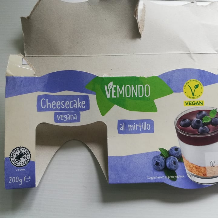 photo of Vemondo cheese cake mirtillo shared by @littlepoppyseed on  11 Aug 2023 - review