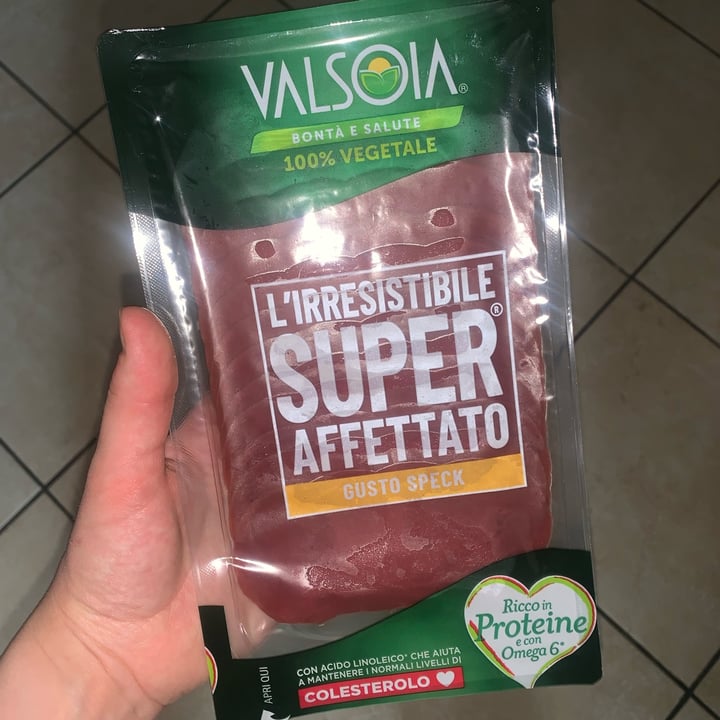 photo of Valsoia affettato vegetale gusto speck shared by @sofiacoruzzi on  19 May 2023 - review