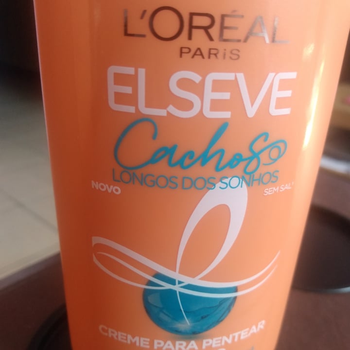 photo of L’Oréal PARiS Elseve Creme De Pentear Cachoso Liso das Sonhas  shared by @marciacarvalho on  21 Apr 2023 - review
