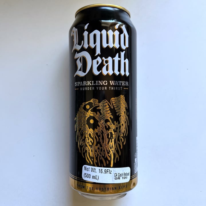 photo of Liquid death  Sparkling water shared by @kyu on  21 Jun 2023 - review