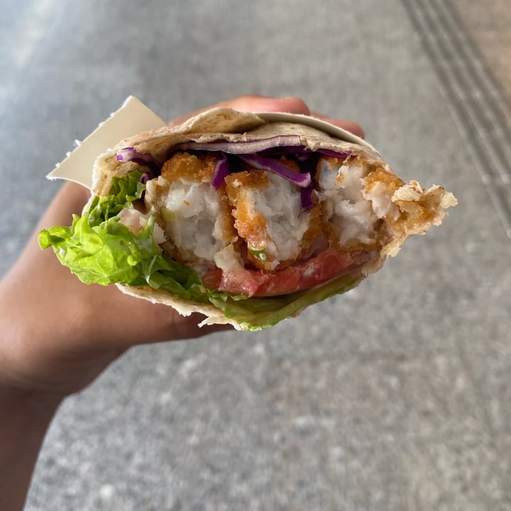 photo of GreenDot Westgate crunchy fillet wrap shared by @theveganduck on  27 May 2023 - review