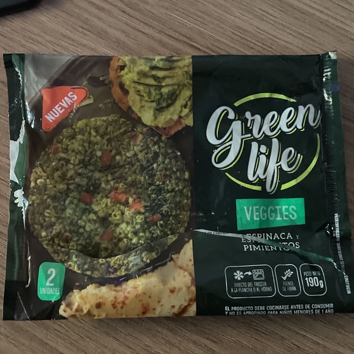 photo of Green Life Medallones de espinaca y pimientos shared by @wmdiomedi on  31 Jan 2023 - review